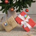 thumbnail image 4 of Woeilo 500 Pcs Holographic Snowflake Stickers Christmas Adhesive Stickers Round Label Stickers for Envelope Cookie Candy Box 2.5CM, 4 of 4