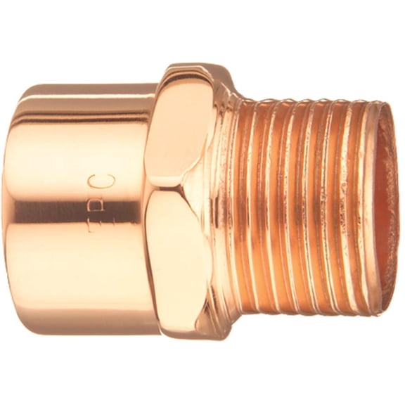 Elkhart Products 104R 3/4X1/2" 3/4" X 1/2" Copper Male Adapters