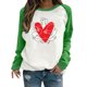 thumbnail image 2 of ICHUANYI Clearance Women Long Sleeves Casual Valentine's Day Printing Round Neck Sweatshirt Crewneck Pullover Tunic Tops ICHUANYI "ICHUANYI", 2 of 5