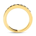 thumbnail image 3 of Aonejewelry 1 Carat Ctw Engagement Black Diamond Wedding Band In 14K Solid Yellow Gold, 3 of 3