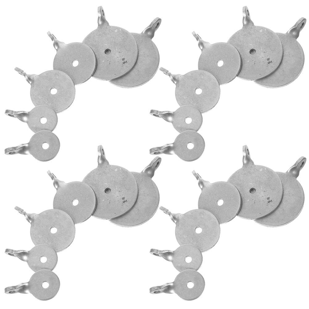 WHAMVOX 24pcs Outdoor Stainless Steel Targets Training Targets Stainless Steel Targets Small Stainless Steel Targets