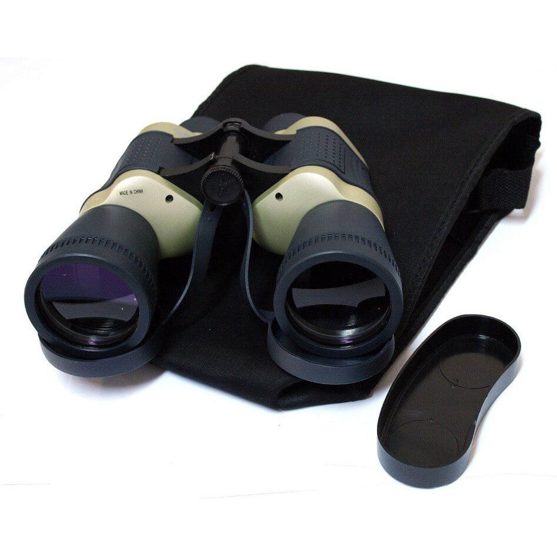 30X50 Dark Blue  Tan Free Focus High Definition Binoculars 119M/1000M