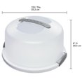 thumbnail image 2 of Sterilite White Cake Server, 2 of 3