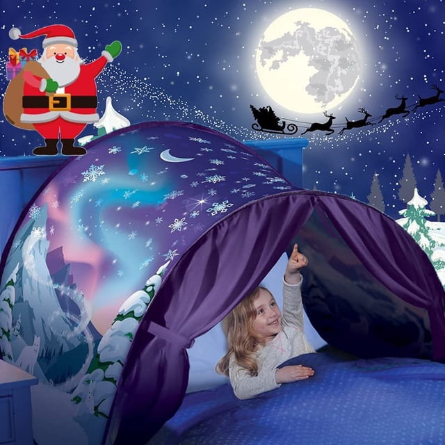 Tienda de campaña para niños, tienda de campaña para niñas, tienda de juegos emergente, tienda de princesa, tienda para niños, tienda para dormir, tienda de campaña, accesorios para cama doble, decoración de dormitorio, regalo de cumpleaños ER