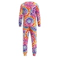 thumbnail image 6 of Fgnfyis Christmas Pajamas for Family Tie Dye Snowman Print Long Sleeve Soft Cozy 2 Piece Pajamas Set Tops Pants Sleepwear, 6 of 8