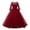 V-Wine728264, variant on Kids Performance Dress Girls Formal Girl Flower Lace Wedding Clothes Children Bowknot Girls Party Gown Dresses Leisure Solid Color O-Neck Sundress For Play Birthday Holiday