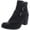 Black, variant on STYLE & COMPANY Womens Black Crossback Strapping Notched Buckle Accent Padded Fortunata Round Toe Block Heel Zip-Up Booties 9 M