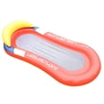 thumbnail image 2 of Inflatable Pool Float for Adults, Large Pool Lounger with Headrest & Cooling Mesh, Heavy Duty Raft for Tanning, Swimming, and Pool Parties, 2 of 5