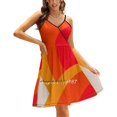 thumbnail image 1 of Rebirth Of The 70S Sweetheart Knot Flared Dress Fashion Design Large Size Loose Dress 70S Graphic Pattern Abstract Minimalism, 1 of 5
