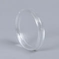 thumbnail image 3 of 100pcs Clear Round Plastic Coin Capsules Containers Coin Protector Plastic Coin Holder Home Storage Commemorative Coin Case 27mm, 3 of 7