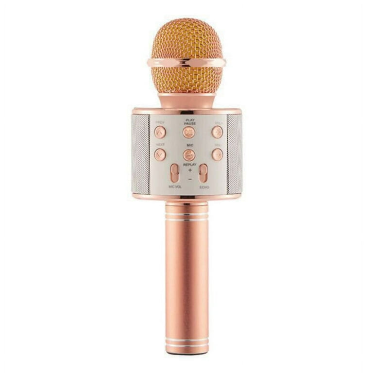 Bluetooth Microphone Karaoke Portable Home Wireless Singing