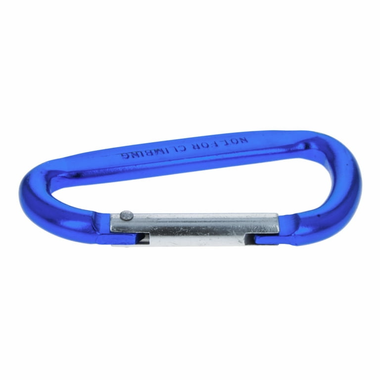 Blue Carabiner D Buckle,3825mm Climbing Keychain Clip,key Ring Clasp,spring  Snap Key Chain Clip Hook Screw Gate Buckle,outdoor Camping 