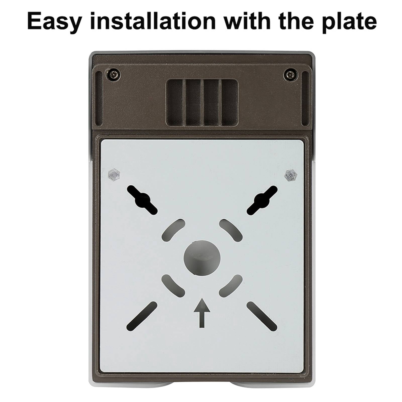 Chiuer 25W Dusk to Dawn Outdoor Wall Light 4000K 120-277V 2550 Lumens