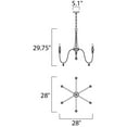 thumbnail image 3 of 22436CSTGL Maxim Lighting Claymore-Six Light Chandelier-28 Inches wide by 29.75 inches high     -Traditional Installation, 3 of 4