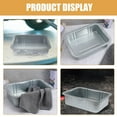thumbnail image 3 of CNKOO 2pcs Car Oil Drain Pan Large Drip Pan for Car Automotive Drain Pan Engine Oil Drip Pan Oil Drip Tray Metal Oil Drain Pan Transmission Drain Pan Automotive Oil Tray, 3 of 8