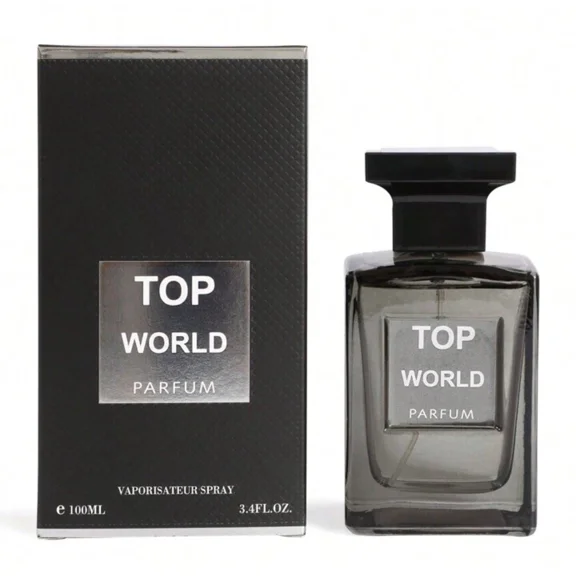 Top World Eau de Toilette Spray for Men, 3.4 fl oz