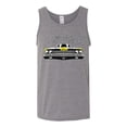 thumbnail image 2 of 1969 Plymouth Road Runner Hot Rod Racing | Mens Cars and Trucks Graphic Tank Top, Heather Grey, Small, 2 of 4
