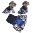 thumbnail image 3 of Cómodo atuendo de princesa con lazo para mascotas pequeñas, perfecto para primavera/verano. Delicado vestido floral para perros., 3 of 8