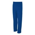 thumbnail image 2 of Jerzees Mens NuBlend Pocketed Open-Bottom Sweatpants, 3X, Royal, 2 of 2