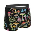 thumbnail image 3 of Junzan Bright Mushrooms Mens Underwear Boxer Briefs For Men’s - Medium, 3 of 9