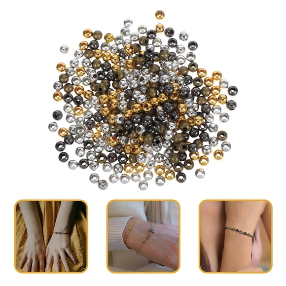 UPOUART 300Ud Espaciadoras Metálicas Diversas Para Creación De Pulseras Y Collares