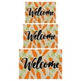 thumbnail image 7 of Happy Easter Carrot Bunny Welcome Doormat - Non-Slip Indoor/Outdoor Entryway Rug, Washable Front Door Mat for Spring, Porch, Kitchen, and Home Easter Decor, 7 of 7