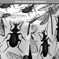 thumbnail image 4 of Dragonfly Dog Crate Cover, Hand Drawn Composition of Flying Insects Butterfly Beetle Cicada Moth, Easy to Use Pet Kennel Cover for Dogs, 35" x 23" x 27", Charcoal Grey White, by Ambesonne, 4 of 6