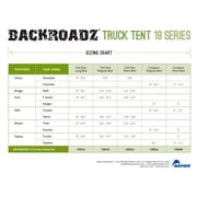 Napier 19 Series Backroadz Compact/Short Truck Bed 2 Person Camping Tent, Gray