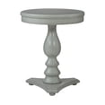 thumbnail image 3 of Powell Stanton Pedestal Accent Side Table, Gray, 3 of 19