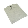 thumbnail image 6 of Mens PRINCELY Soft Merinos Wool Sweater Knits Lightweight Polo 1011-40 Silver, 6 of 6