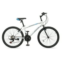 UBesGoo 24in Women Mountain Bike, 21 Speed  V Brakes, Blue White