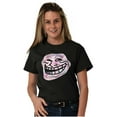 thumbnail image 3 of Troll Face You Mad Meme Big Smiley Men's Graphic T Shirt Tees Brisco Brands X, 3 of 4