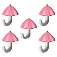 thumbnail image 3 of 5 ganchos para colgar llaves de puerta, decorativos para colgar en la pared. rosa blanco, 3 of 9
