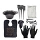 thumbnail image 1 of Juego de 14 herramientas para teñir el cabello, gorro de ducha desechable, guantes y lazo para teñir el cabello., 1 of 4