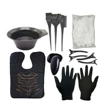 14PCS Hair Bleach Dye Kit with Hair Dye Brush and Bowl Hair Clips Protective Gear Set, Ideal for Hair Bleaching Coloring Highlighting, Essential Salon Supplies for Women and Hairstylist