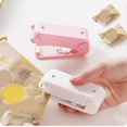 thumbnail image 2 of Pink Mini Bag Sealer, Food Saver for Storing Cereal Cookies Snacks, 2 of 5