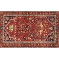 thumbnail image 1 of Ahgly Company Indoor Rectangle Traditional Orange Salmon Pink Persian Area Rugs, 5' x 7', 1 of 6
