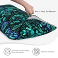 thumbnail image 5 of Bingfone Blue Floral with Butterflies Printed Pillowcase 20x36 inches - Standard Pillow Cases with Envelope Closure,Gifts for Women Men, 5 of 9