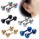 thumbnail image 5 of 5PCS Nose Ring Fashion Punk Barbell Men Stud Earrings with Ball Helix Piercing Cartilage Earring Women, 5 of 5