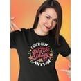 thumbnail image 2 of Cried, But Did The Thing Shaped T-Shirt Women -Smartprints Designs, Female Large, 2 of 4