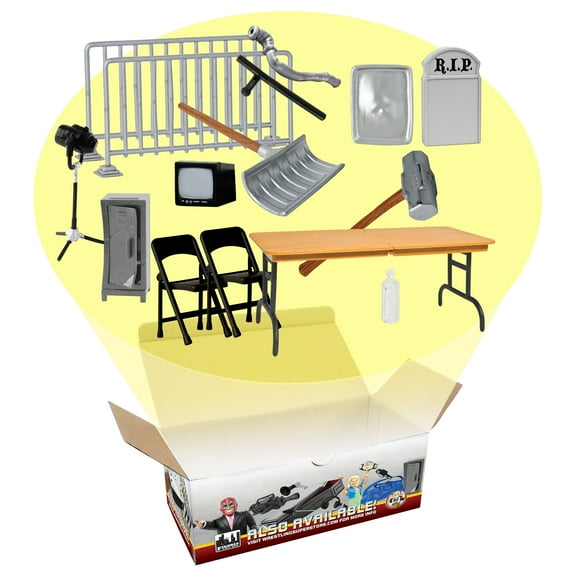 Hardcore 15 Piece Accessory Set for WWE & AEW Wrestling Action Figures