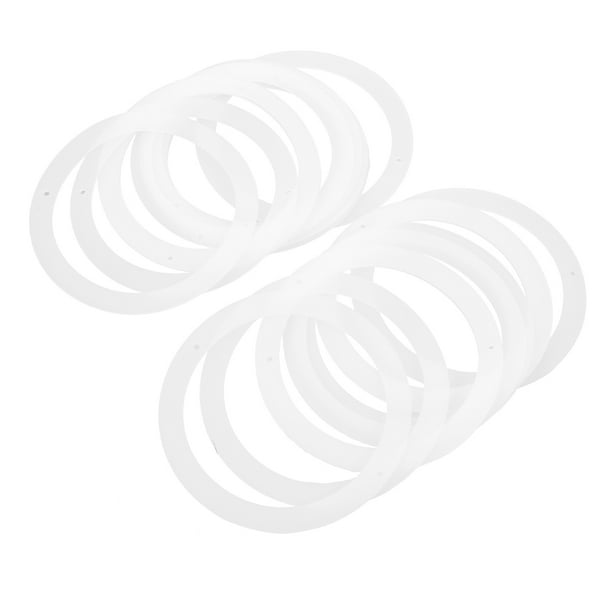 30 Uds anillo de junta Mason Jar sellado de silicona ajuste tarros de vidrio tapas anillos de sellado