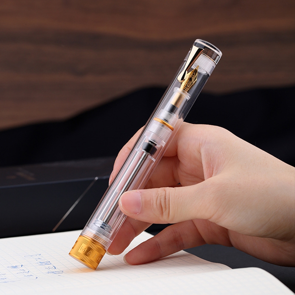 Tibvox Fountain Pen Vacuum Ink Filling Design Smooth Writing Experience Quality Gifts