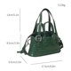 thumbnail image 2 of Bolso de mano para mujer, Bolso cruzado con patrón de cocodrilo de Color sólido, moda para mujer, 2 of 8