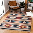 thumbnail image 2 of SAFAVIEH Kilim Talisha Tribal Area Rug, Light Pink/Blue, 5' x 8', 2 of 8