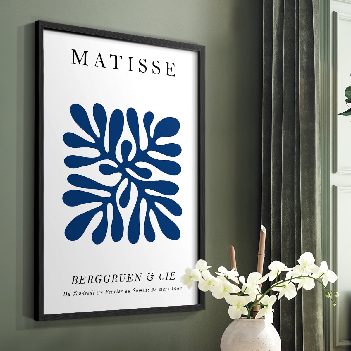 Matisse CCCI in Black Solid Wood 11 x 14 Framed Print