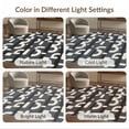 thumbnail image 7 of ODIKA 6'x9' Dark Gray Geometric Checkered Washable Area Rug Modern Abstract Design With Bold Shapes And Clean Lines for Queen Size Bedroom, Under Bed, Master Suite, Easy Care, Non-Shedding, 7 of 7