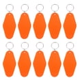 thumbnail image 1 of Unique Bargains Vintage Motel Keychain Blank Hotel Keychains Rhombus Retro Key Tag, Orange, 10 Pack, 1 of 7