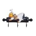 thumbnail image 2 of Gancho de pared con figura de Chef, gancho utilitario, decoración artística de pared, colgador de pared, gancho para abrigos, llaves, sombreros, sala Estilo C, 2 of 7