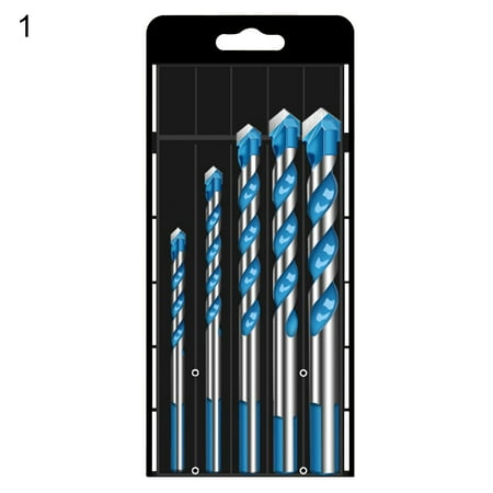

SouthEle 5/6/7Pcs Widely Used Ultimate Drill Bit High Hardness Sharp Anti-rust Triangular Shank Twist Tip Drill Bit for Woodworking